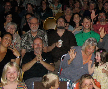 The crowd at the Freight and Salvage July 10, 2009