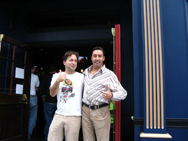Alexis Harte with Eoin O'Neill, O'Neill's Irish Pub, performed live on the KFOG Morning Show, San Francisco, August 4, 2006