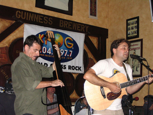 Alexis Harte band with the KFOG Morning Show at O'Neill's Irish Pub, San Francisco, August 4, 2006
